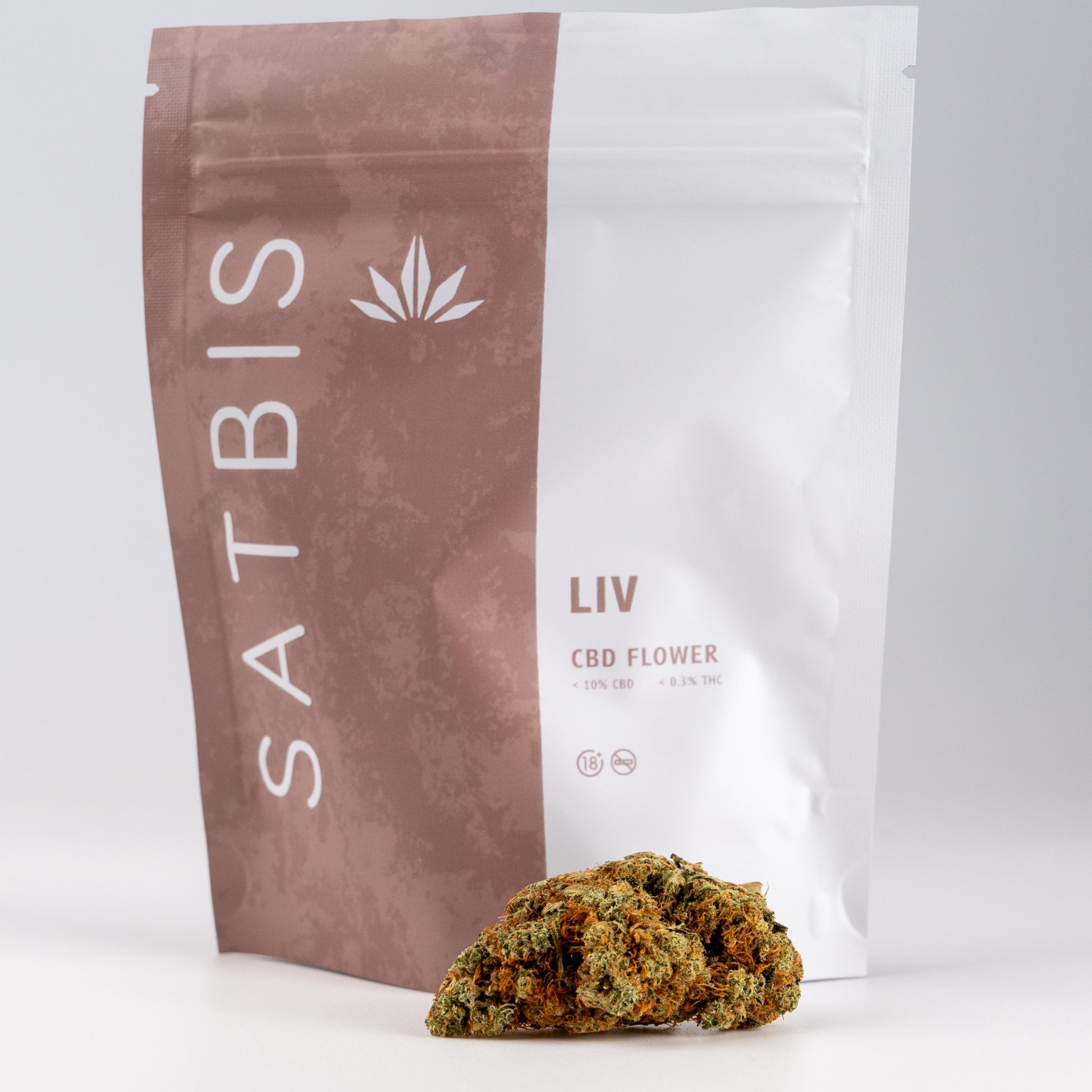 Flor de cbd Liv da Satbis, é a melhor flor de cbd em Portugal. Com cultivo hidropónico. 